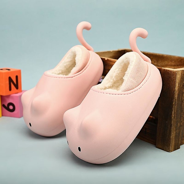 Barn bomullstofflor Modesandaler Utomhus Halkfria skor inomhus Yj5920 Pink 210