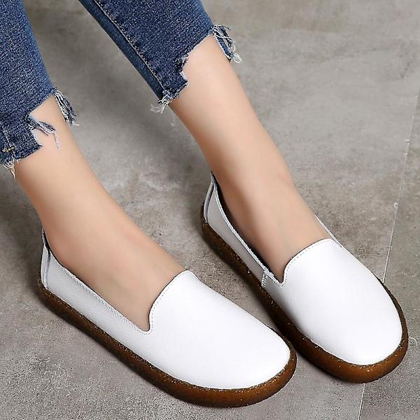 Dam Skor Mode Mamma Skor Platta Skor För Äldre Frz99026 White 40