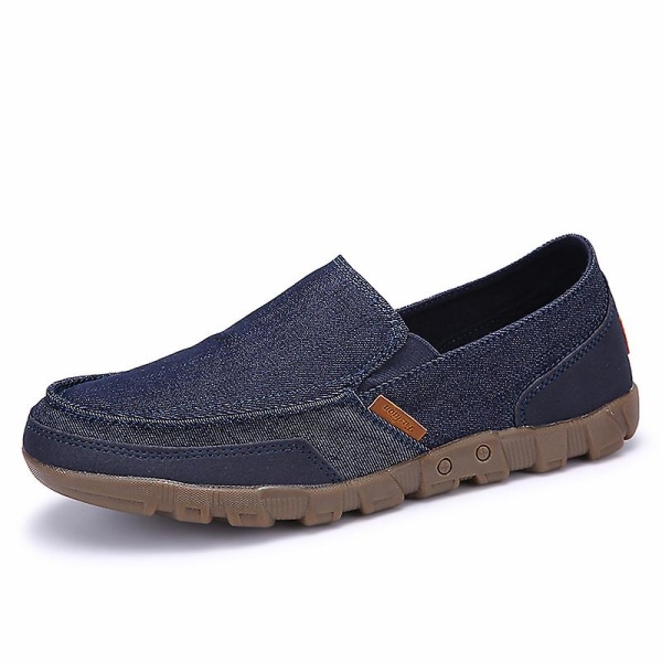 Casual för män Mode Andas Canvas Skor Fr1029 Blue 41