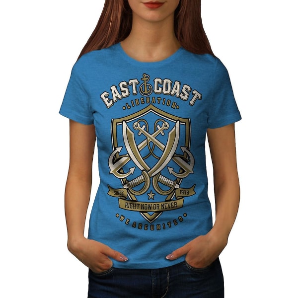 East Coast United Women Royal Bluet-shirt 3XL