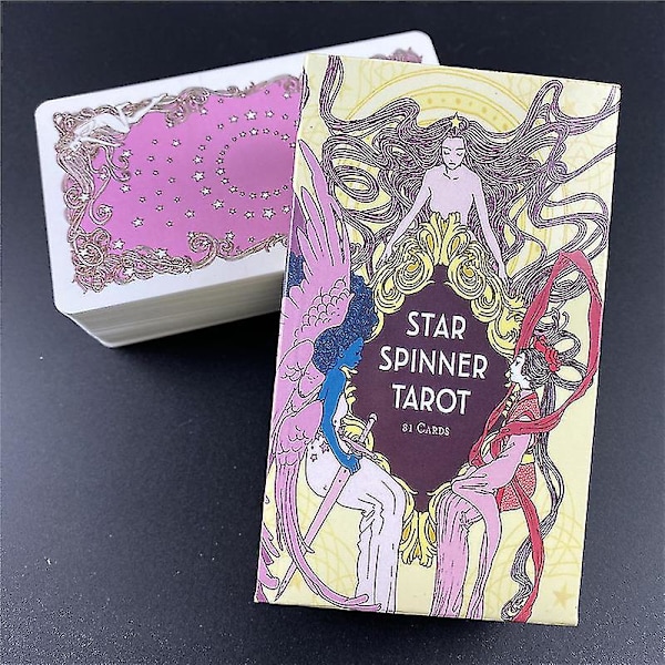 Star Spinner Tarot Engelsk version Bordslek Tarot Oracle Kort Kul att spela Divination Fate Brädspel Pdf Guidebook78st Tt26