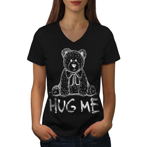 Hug Me Teddy Bear Dam T-shirt XL