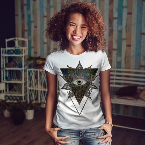 Triangle Eye Cool T-shirt för kvinnor 3XL