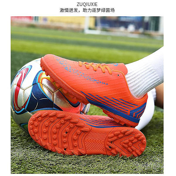 Män Athletic Outdoor Fotboll Sneaker Bekväma vuxna fotbollsskor Red 47