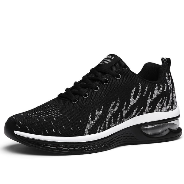 Herrsneakers Andas löparskor Mode Sportskor 3A7789 BlackWhite 41