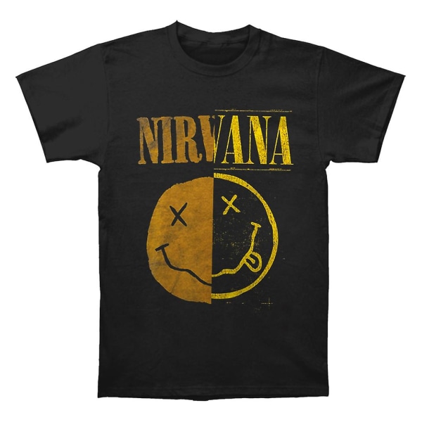 Nirvana Spliced Smiley T-shirt XL