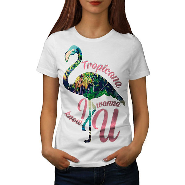 Tropic Jungle Cool Women Whitet-shirt M