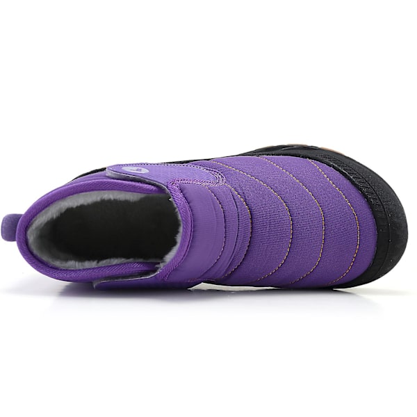 Vintersnöskor för herr Vattentåliga skor Anti-halk Casual Lätt vandringskänga 2012 Purple 40
