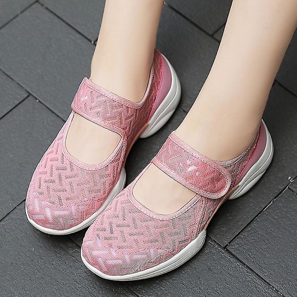 Kvinnors casual Andas och mjuka skor Fr2006 Pink 36