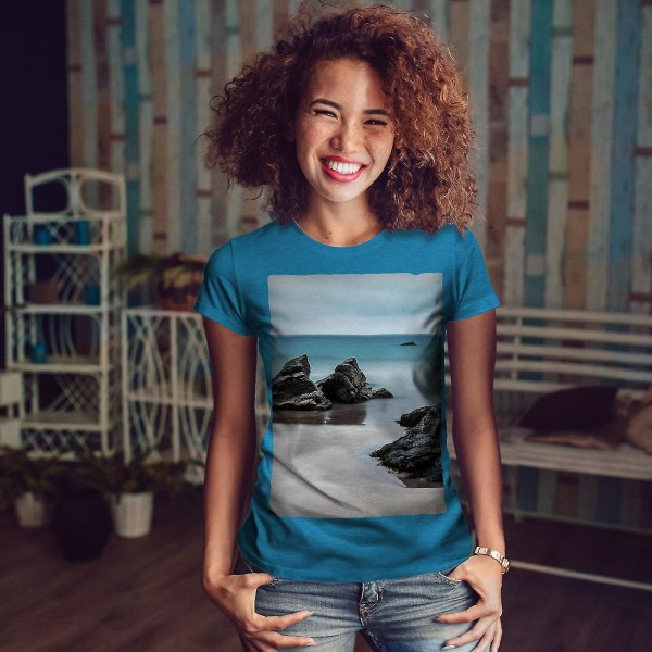 Beach Freedom Women Royal T-shirt 3XL