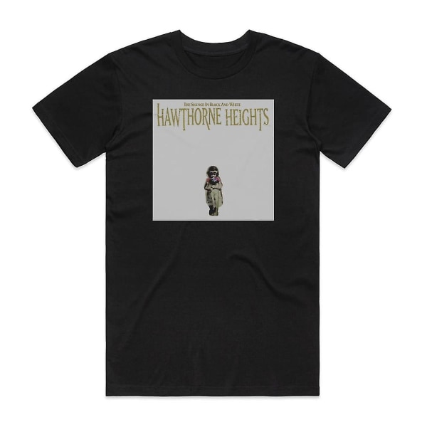 Hawthorne Heights The Silence i svart och vit T-shirt Svart M