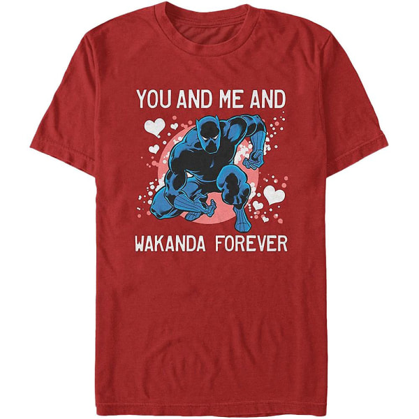 Du och jag och Wakanda Forever Black Panther T-shirt M