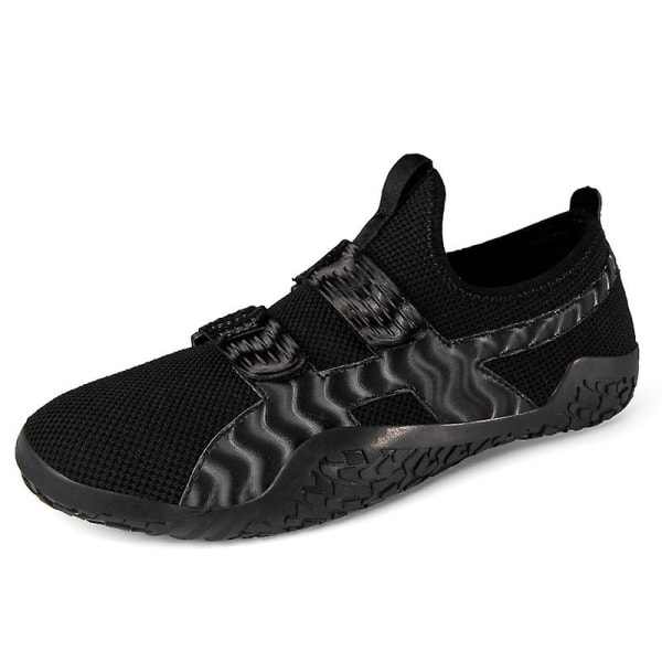 Tyngdlyftningsskor för män Andas Sneakers Löparskor 3A1030 Black 44