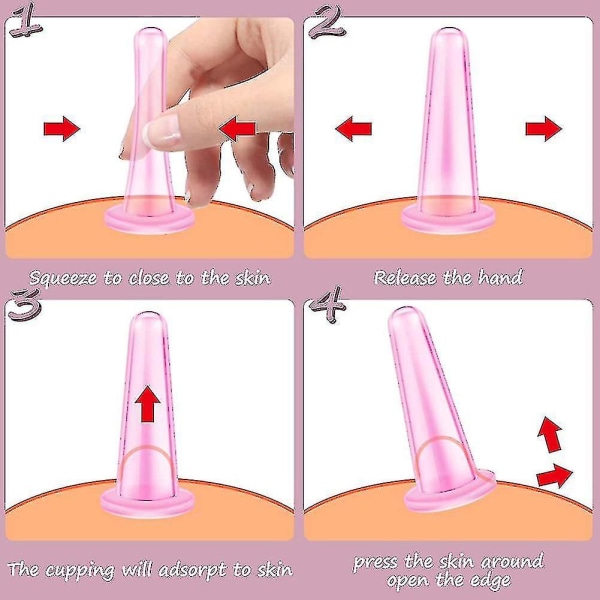 Huahuisi- set Set Högkvalitativa kopparmassagekoppar