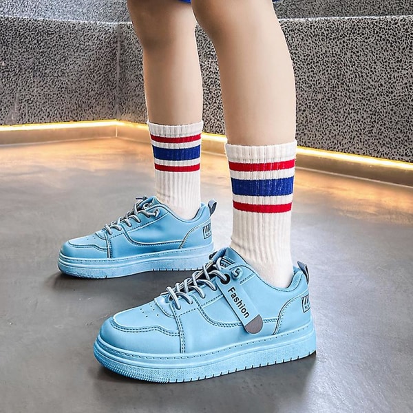 Sneakers för barn Andas Pojkar Flickor Skateboard Skor Löparskor F01 Blue 34