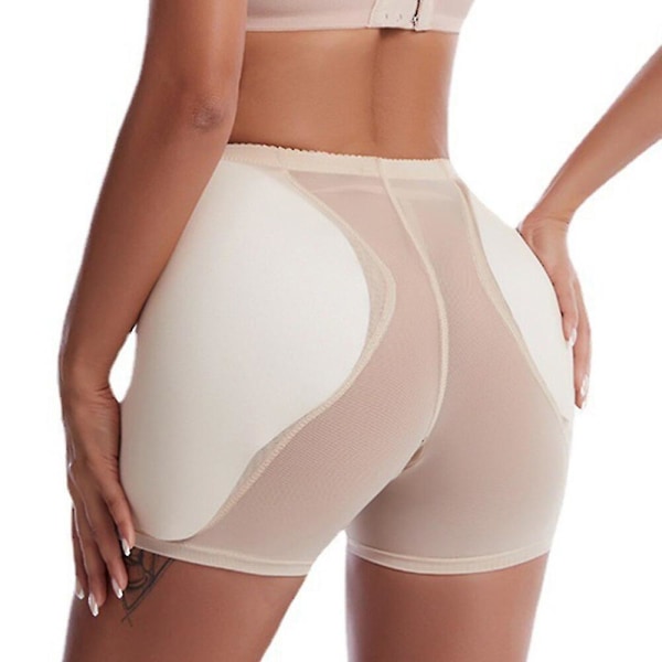 Dam Butt Lifter Hip Enhancer Shaper Trosor Body Shaper Hip Pad Sexiga underkläder Bodyshorts Body Shapewear,beige