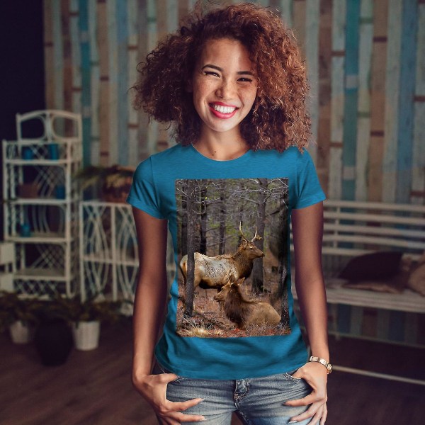 Wild Photo Nature Animal Women Royal T-shirt XXL