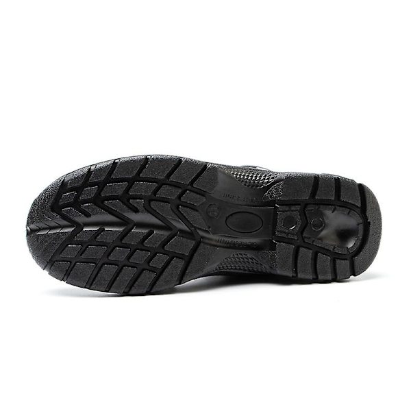 Sneakers för män Andas lättviktsstålstå Säkerhetsarbetsskor 2Dzs009 Black 41
