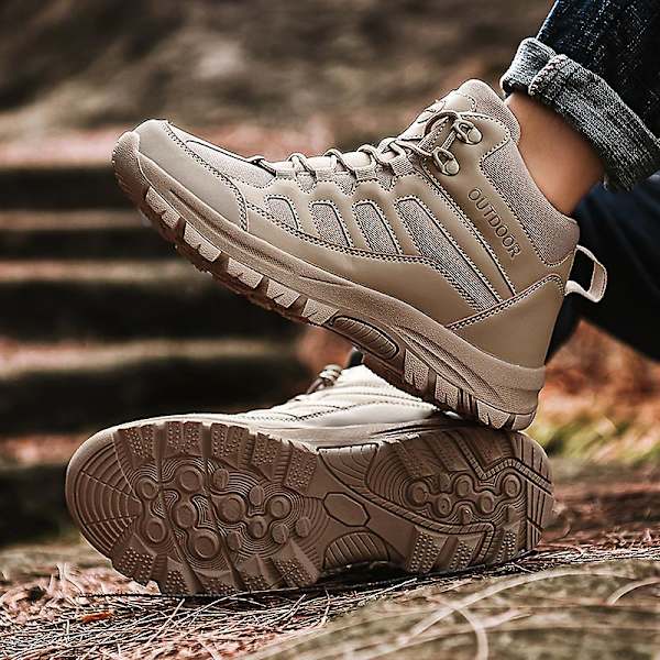 Herr Military Boot Combat Herr Boots Tacticalhane Shoes Work Safety Shoes Q620 Beige 41