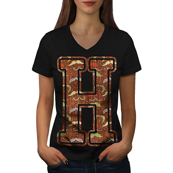 Bokstaven H Hippie kvinnor T-shirt 3XL