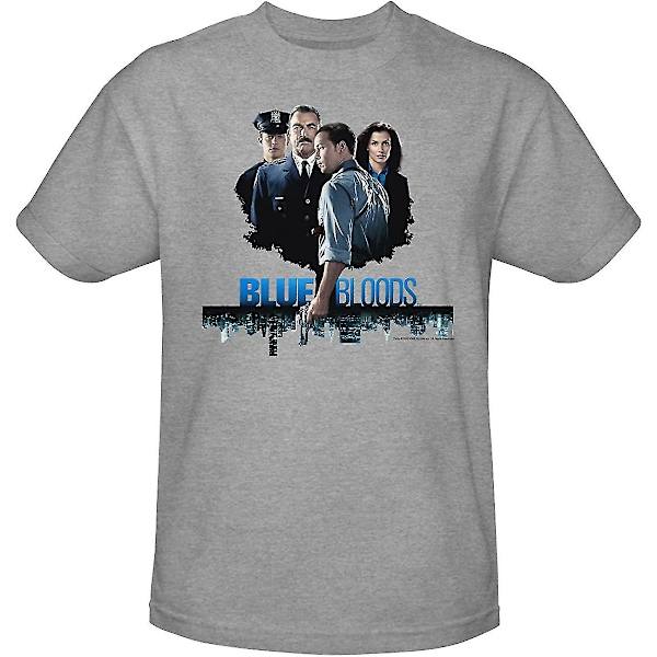 Blue Bloods Unisex Cast T-shirt Grå liten M