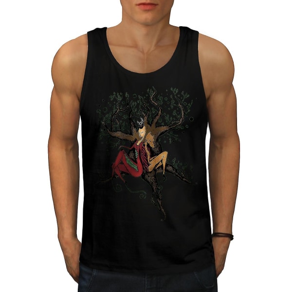 Creature Mystic Fantasy Men Blacktank Top L
