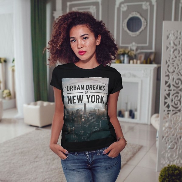 Dream Urban Photo Ny T-shirt för kvinnor M