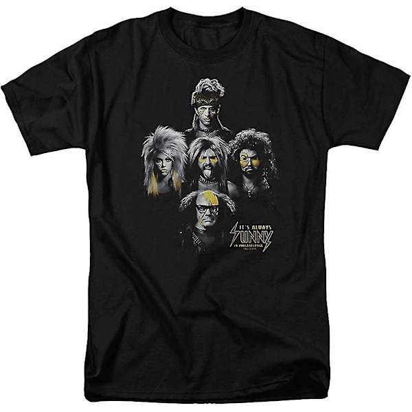 Always Sunny In Philadelphia Its Rocker Heads Kortärmad tröja för män 3XL