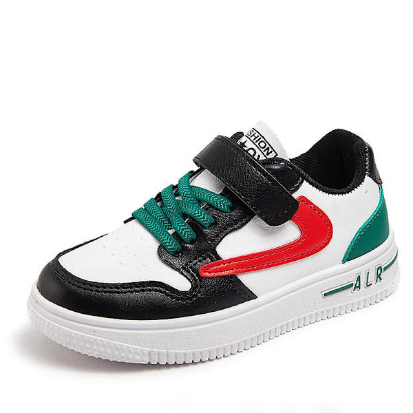 Boys Sneakers Andas Flickor Skateboarding Skor Löparskor 3D823 Green 34