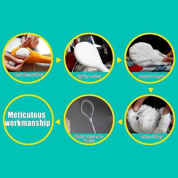 Mingzhen Beat Massage Stick Hammer Kompatibel med Back Tapning Bantning Health Care Stick Kroppsmassage Verktyg för att cirkulera blod Orange