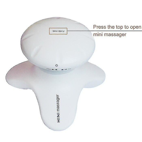 Huvud Hårbotten Vibrerande massage Hand Elektrisk massageapparat|avslappningsminivibrator