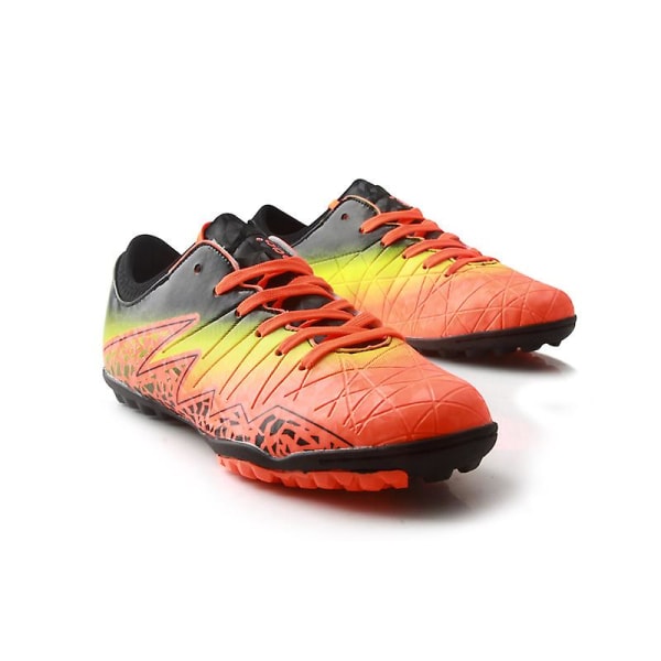 Fotbollsskor för män Spikes Fotbollsskor för ungdomar Stövlar Athletic Sneaker 3Cs77030 Orange 37