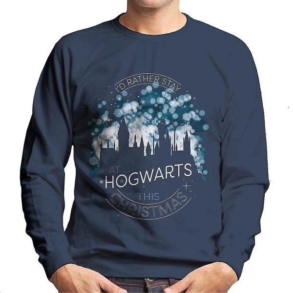 Harry Potter Christmas bo på Hogwarts Denna jultröja för män