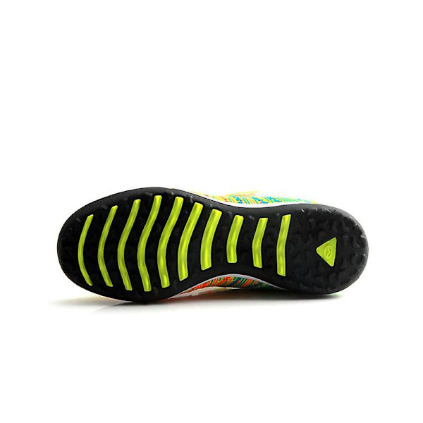 Fotbollsskor för pojkar Spikes Fotbollsskor för ungdomar Stövlar Athletic Sneaker 3Cs77031 Yellow 30
