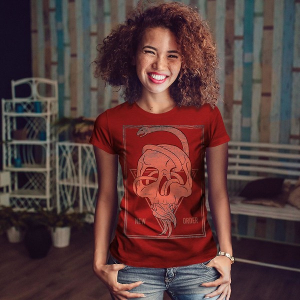 Skull New Order Fashion Women T-shirt M