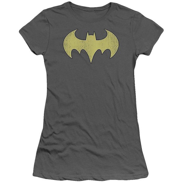 Junior Batgirl Distressed Logo Shirt L
