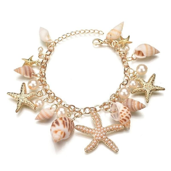 Dammode Ocean Bohemian Style Armband Starfish Shell Armband