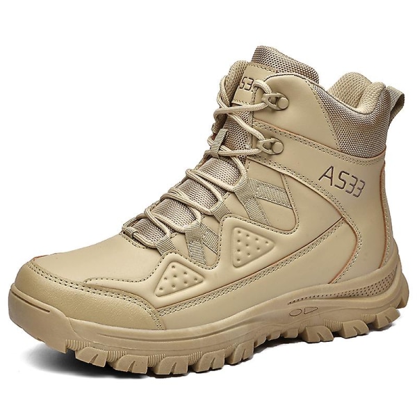 Herr Military Boot Combat Herr Boots Tacticalhane Shoes Work Safety Shoes Yj703 Khaki 39