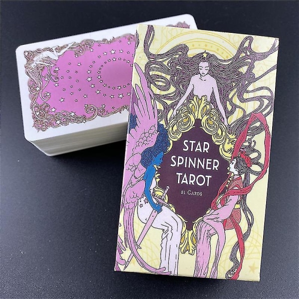Star Spinner Tarot Engelsk version Bordslek Tarot Oracle Kort Kul att spela Divination Fate Brädspel Pdf Guidebook78st Tt40