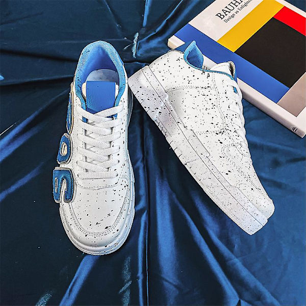 Herrskor Halkfritt Mode Sport Löparskor Sneakers K806 Blue 41