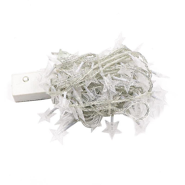 Star 100 Led Star String Lights, Plug In Fairy String Lights Vattentät, utdragbar