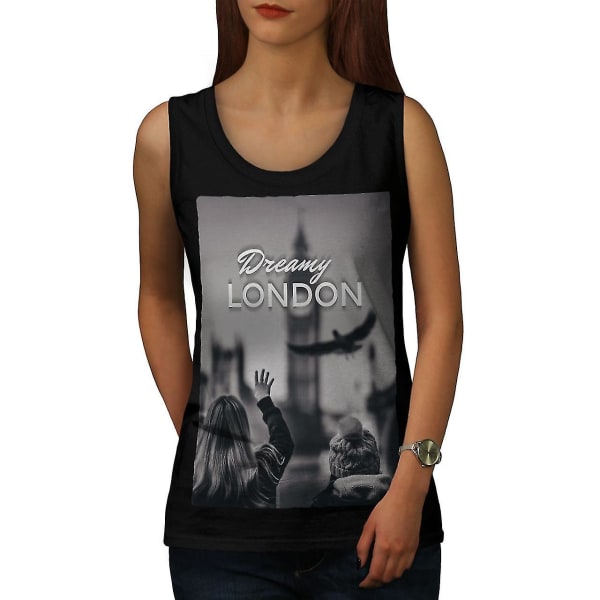 Sleepy Uk London Women Blacktank Top L