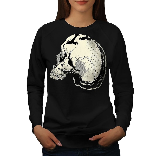 Human Dead Scalp Skull Women Sweatshirt S
