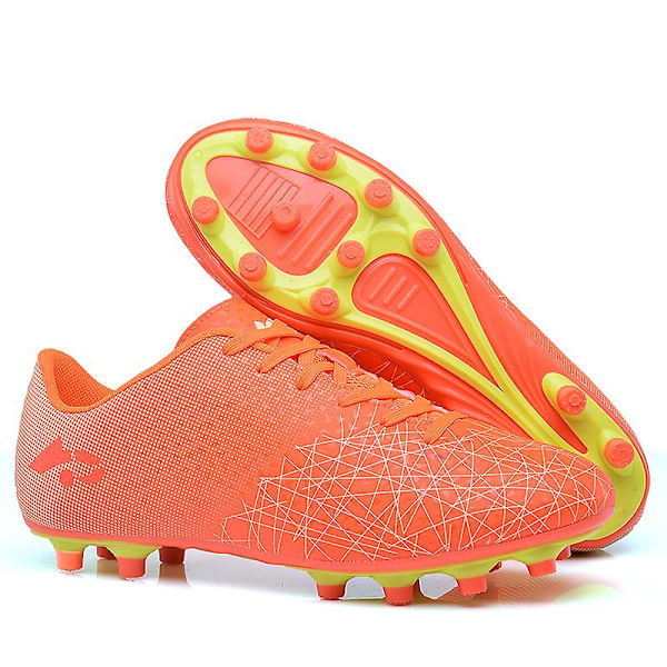 Fotbollsskor för män Aldult Fotbollsskor Grästräning Sport Skor Sneakers 3B27017 Orange 41