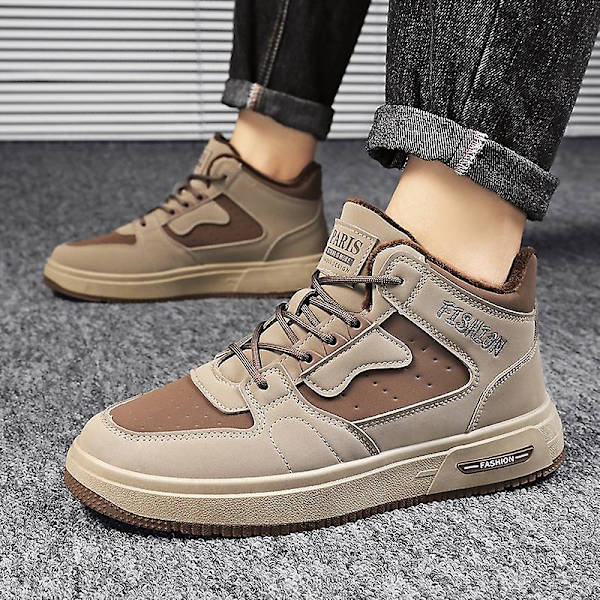 Herrsneakers Andas Skateboarding Skor Dam Löparskor 8203 Khaki 41