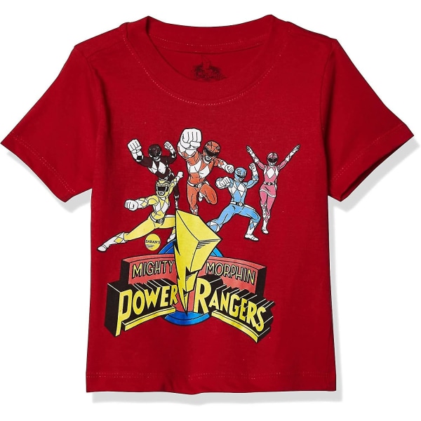 Power Rangers kortärmad t-shirt för pojkar Navy