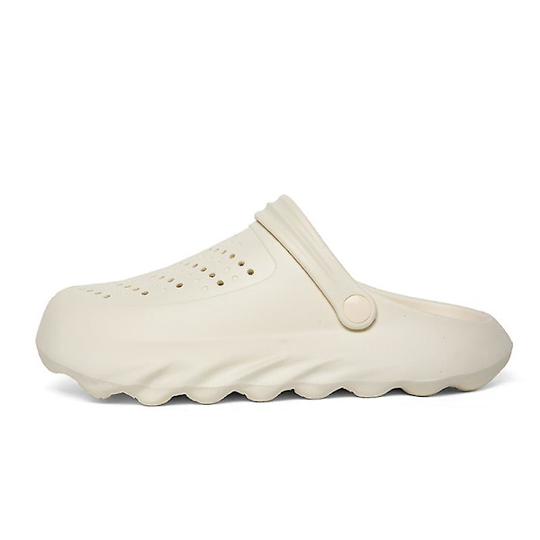Strandtofflor för män Modesandaler Utomhus Halkfria inomhusskor 3B8811 Beige 40-41