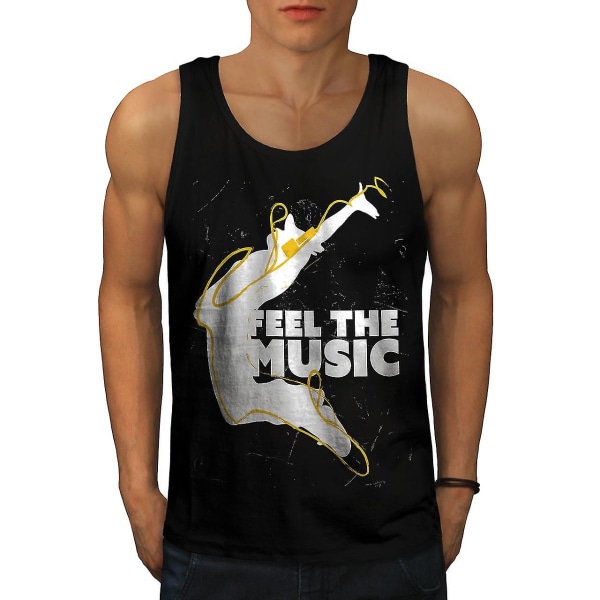 House Dj Song Dance Men Blacktank Top M