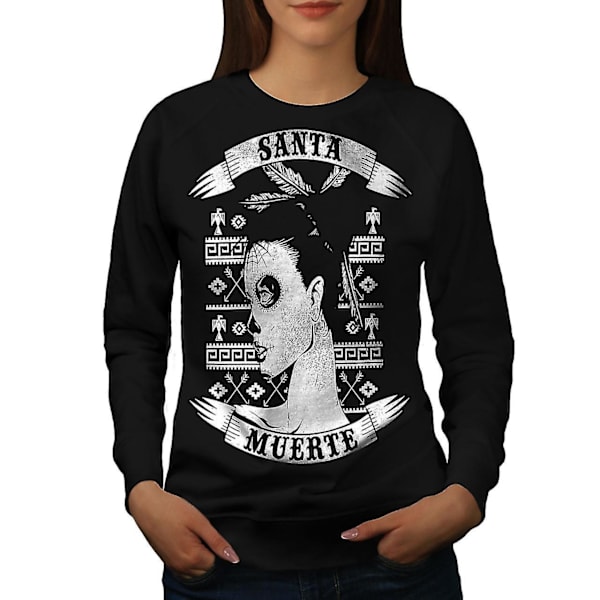 Santa Muerte Dead Women Blacksweatshirt L