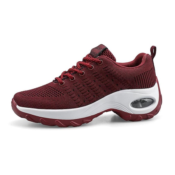 Damsneakers Air Cushion Sportlöparskor 8836 Red 40